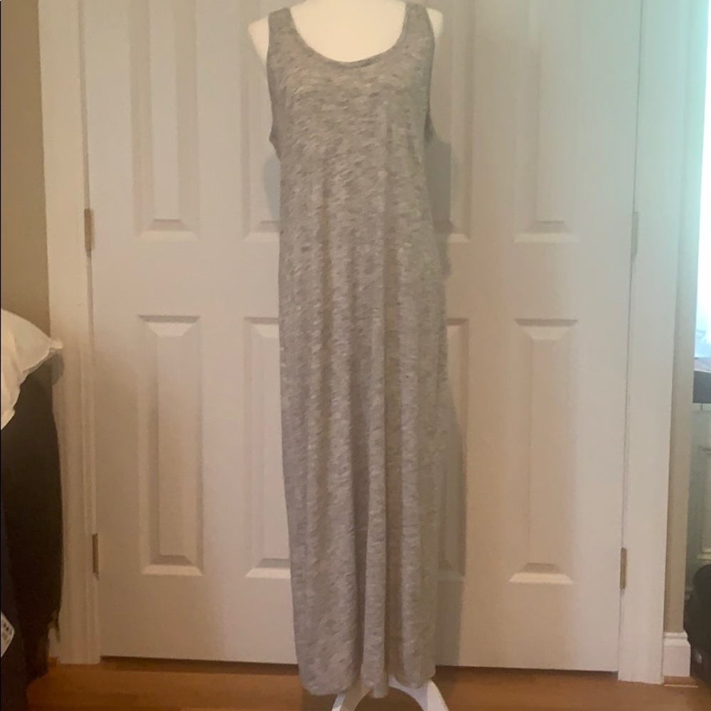 Lou & Gray Black/white/gray Maxi Dress